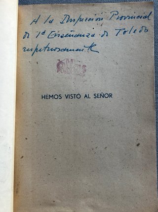 Hemos Visto al Señor (1941) - Serrano de Haro