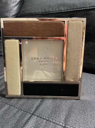 Marco de Fotos Zara Home Plateado