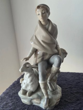 Figura Lladró Pastor con Oveja