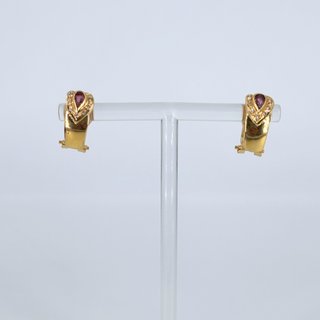 Pendientes de Oro 18k - (750), 3.72gr, Omega