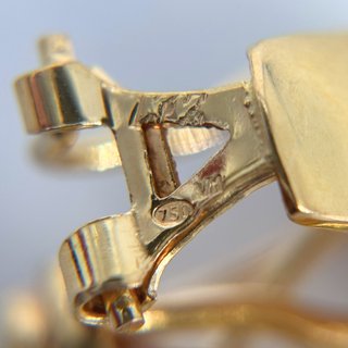 Pendientes de Oro 18k - (750), 3.72gr, Omega