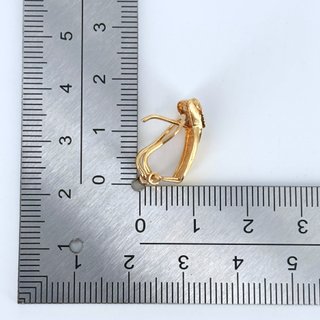 Pendientes de Oro 18k - (750), 3.72gr, Omega