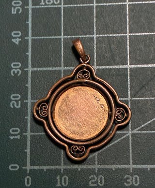 Medalla Antigua Esmalte Pintada a Mano