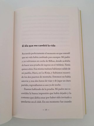 La vida se entrena cada día: Autobiografía