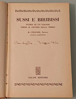 Sussi e Biribissi, Collodi nipote, A. Salani 1953.