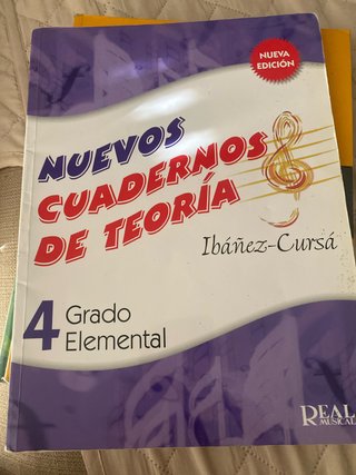 Cuaderno de Teoría 4 Grado Elemental