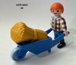 Lote 6639 6640 6641 6642 6643 Playmobil Granjeros