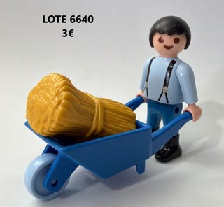 Lote 6639 6640 6641 6642 6643 Playmobil Granjeros
