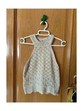 Top crochet cuello halter