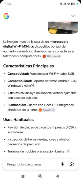 Microscopio Digital Wi-Fi Ms4
