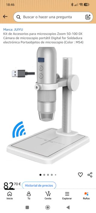 Microscopio Digital Wi-Fi Ms4