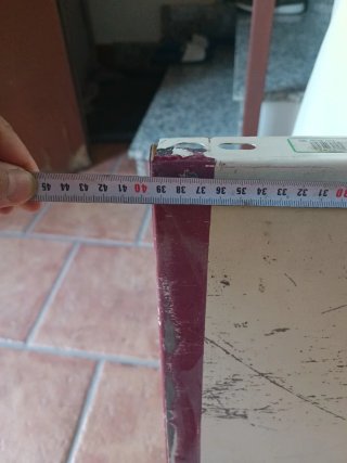 3 Baldas Metálicas Madera Medida 39,5 cm x 59,5 cm