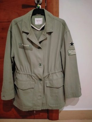 Chaqueta verde talla s