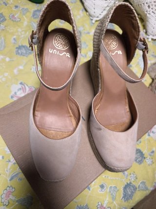 Zapatillas esparto Unisa beige n.39
