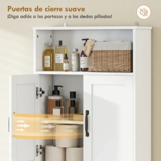 Armario de Baño sobre Inodoro Blanco