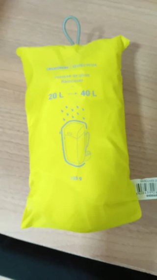 Funda Impermeable Mochila Quechua 20L-40L