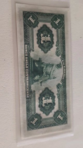 2 Billetes Costa Rica 50 Colones 1991 un colon1917