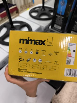 Ventilador de techo Calima con luz
