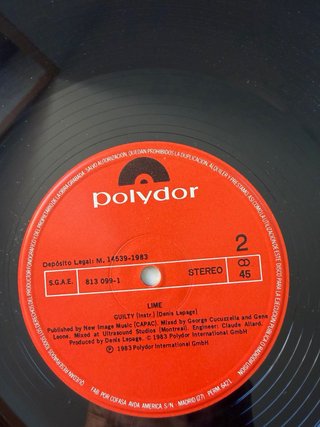 Vinilo Maxi Single Lime - Guilty