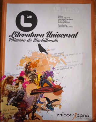 Literatura universal, Primero de Bachillerato