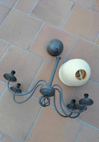Lámpara de techo con 5 brazos
