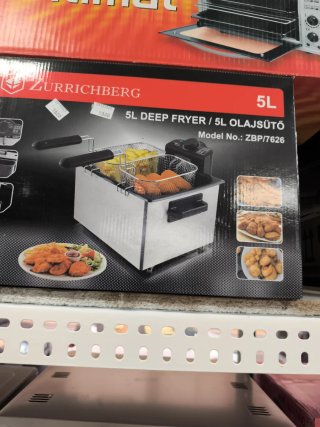 Freidora Eléctrica Zurrichberg 5L