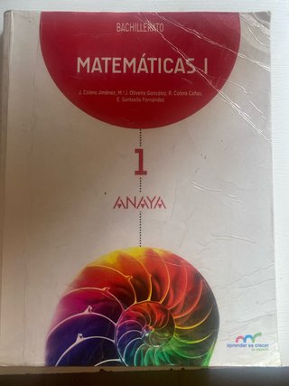 Matemáticas I. Bachillerato 1