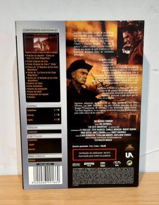 Los siete magníficos (DVD, edición especial)