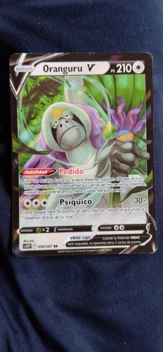 Carta Pokémon Oranguru V