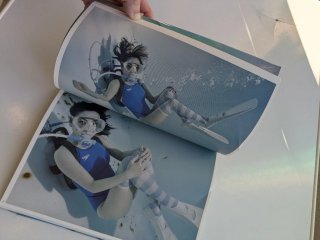 Libro japonés fotografía submarina Kawaii girls
