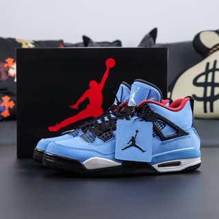 Jordan 4 Azul y Rojo