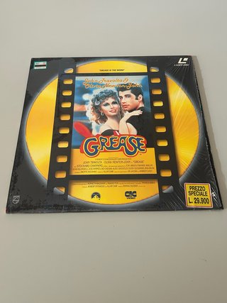 Laserdisc Grease John Travolta Olivia Newton-John