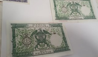 Lote Billetes 1000 Pesetas El Banco de España 19