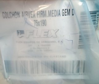 Colchón Flex AirVex 75x200 firme nuevo