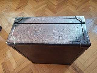 Maletín viaje piel Avestruz exclusivo artesanía