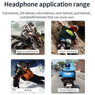 Auriculares Bluetooth Klack para Casco Moto