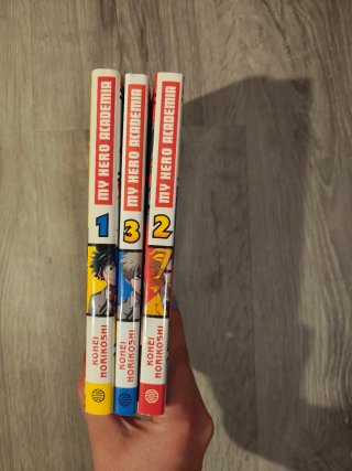 My hero academia 1, 2 y 3