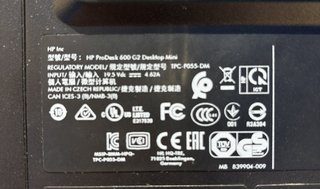 HP ProDesk 600 G2 Micro i5 8GB 256GB SSD