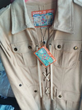 Vestido Holy Preppy Beige Talla XS