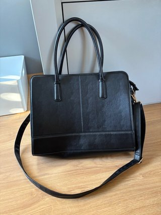 Bolso Anna Field Negro Mano y Bandolera