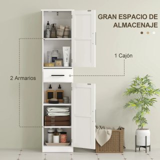 Armario alto baño estrecho