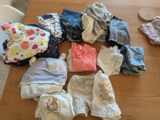 Set abbigliamento bimba 0-3 mesi