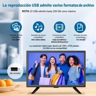 Monitor KCR 20 Full HD 1080p IPS HDMI USB 12V