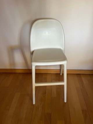 Silla alta infantil blanca ikea