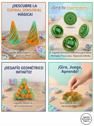 Kit Juguetes Sensoriales Mágicos 18 eur