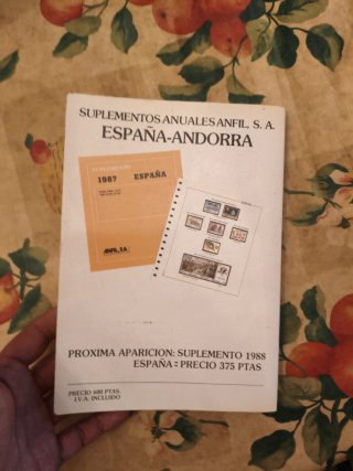 Catálogo Sellos España Europa Andorra 1988-89