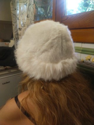 Gorro Ruso de Pelo Blanco