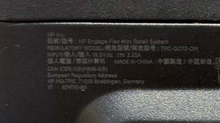 HP Engage Flex Micro PC G6