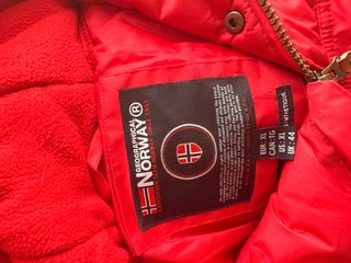 Cazadora Geographical Norway Roja
