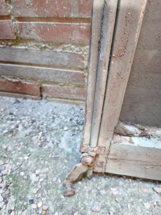 Ventana Antigua Madera Retro (2 Hojas) Cristal
